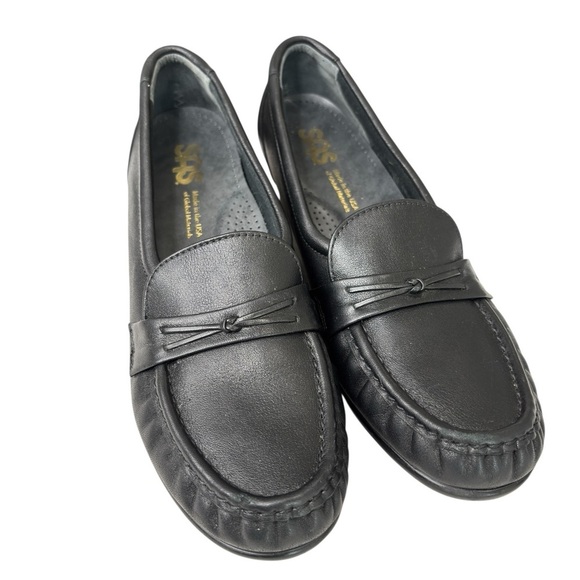 SAS Classic Womens Loafer Comfort Shoe Size 9 Black Handsewn Made in USA 2023329 - Picture 3 of 11